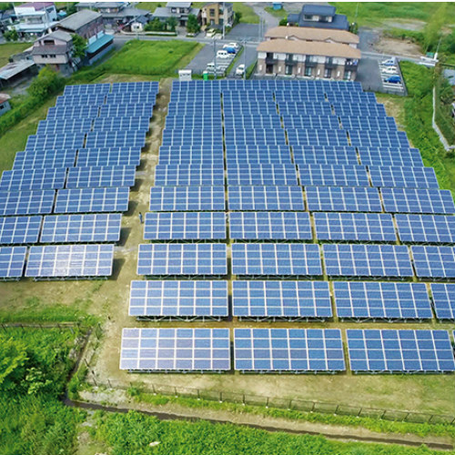  2.6MW 日本にある地上太陽光発電プロジェクト 2017 